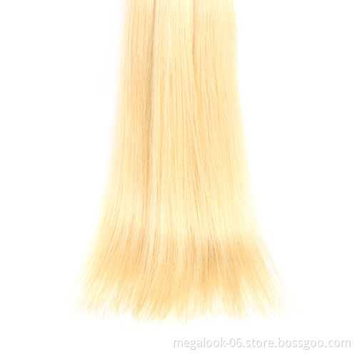 Free Shipping Discounts Cutical Aligned Brazilian Honey Blonde 613 Human Hair Weave Straight Remy Hair